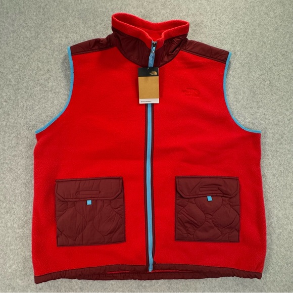 The North Face Men’s Full Zip Fleece Vest L XL Standard Fit New